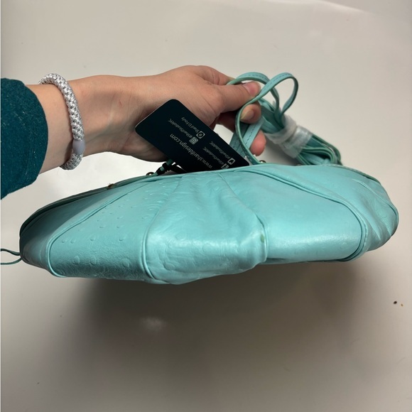 Sharif leather puff‎ balloon crossbody bag with pouch rare - Picture 5 of 7